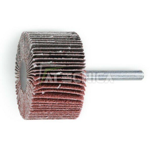 Ruota lamellare con gambo D60x30x6 GR40 Beta 11266 30-80 lamelle abrasive