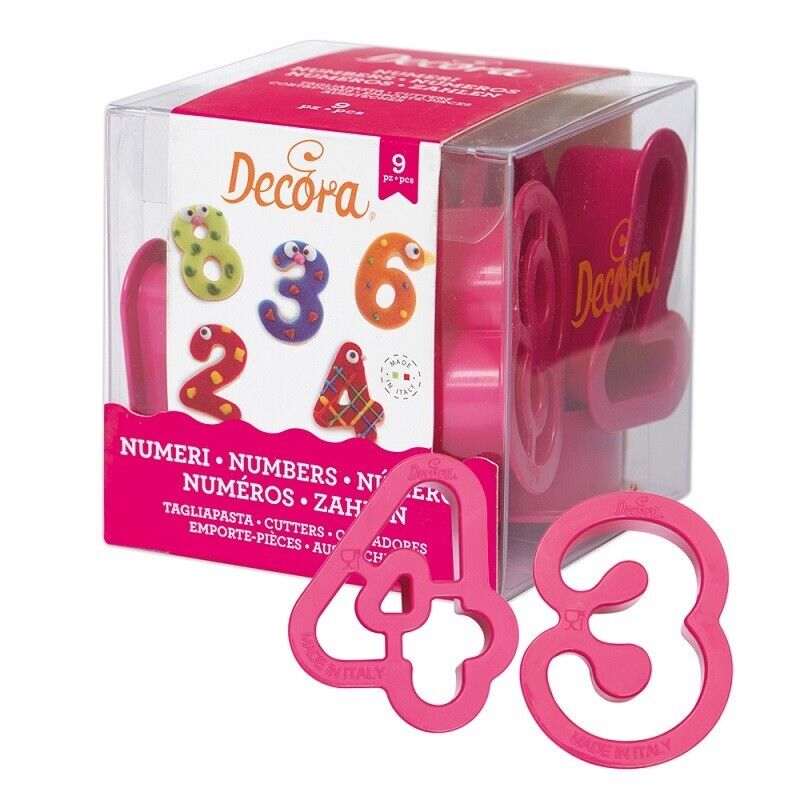 Kit 27 pezzi a forma di lettere dell'alfabeto Decora 5,2x 2,2h cm Tagliapasta