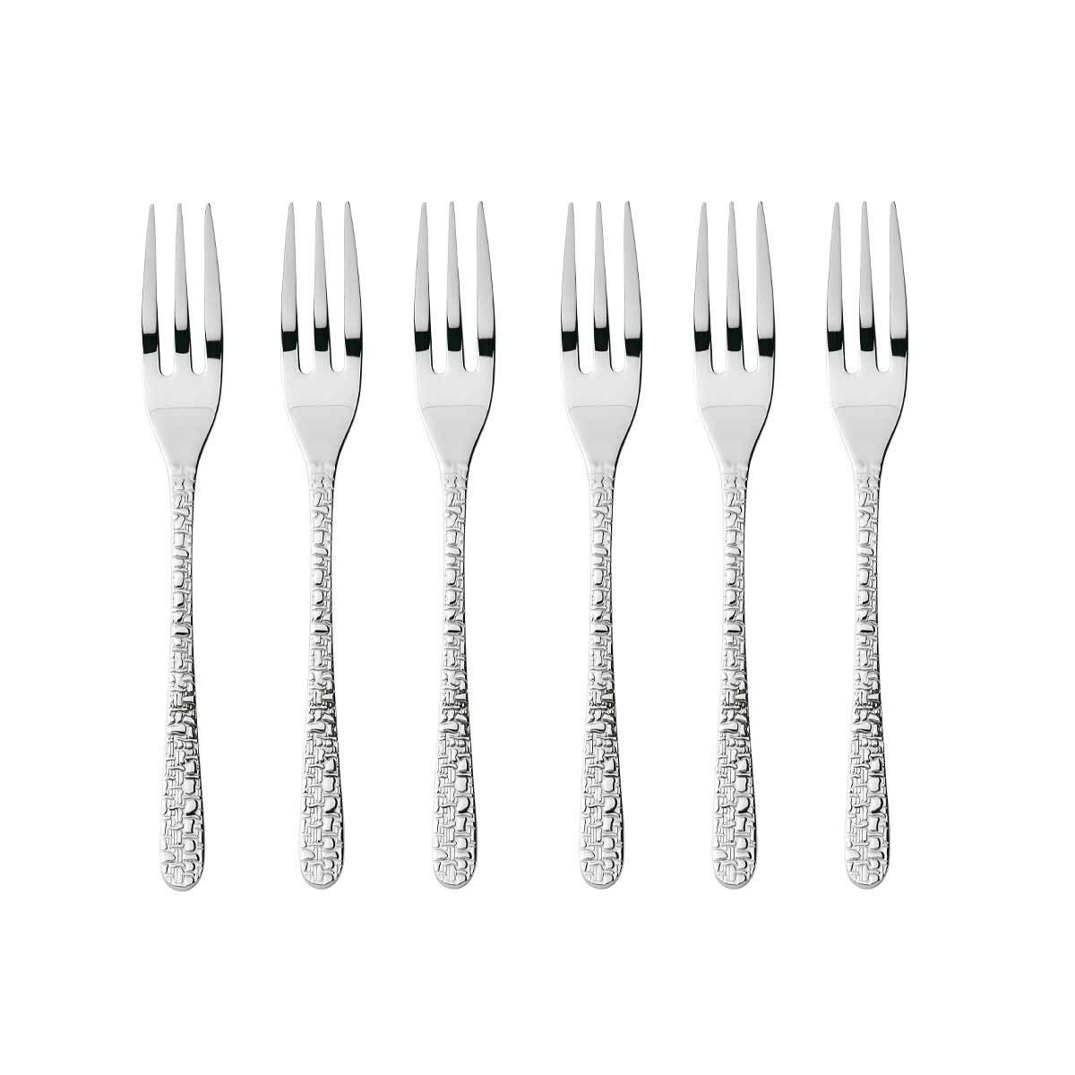 SAMBONET - Venezia Acciaio Inox 6 Forchette Dolce Dessert 52565A55