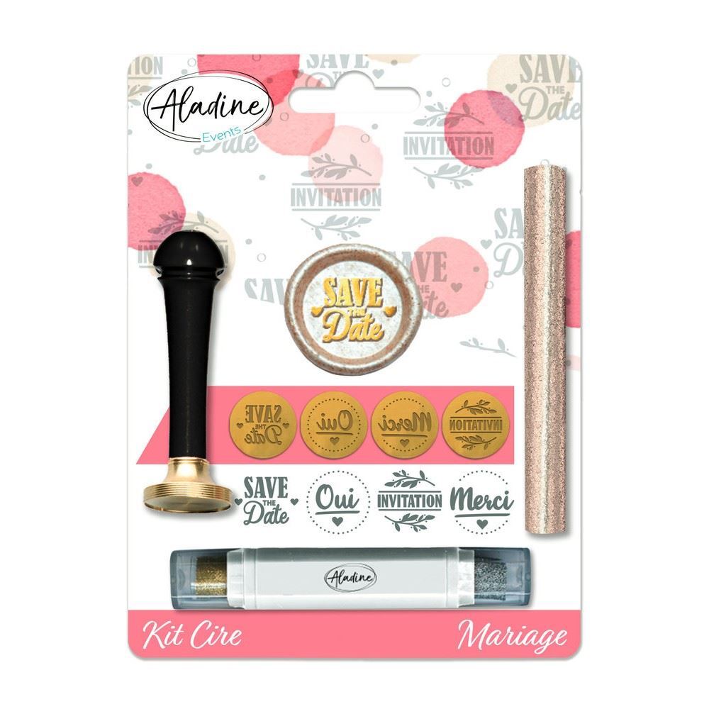 Kit di Cera Wedding Mariage Save the date Inviti Aladine