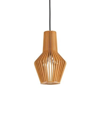 IDEAL LUX CITRUS-1 SP1, lampada a sospensione moderna casa e ufficio in legno