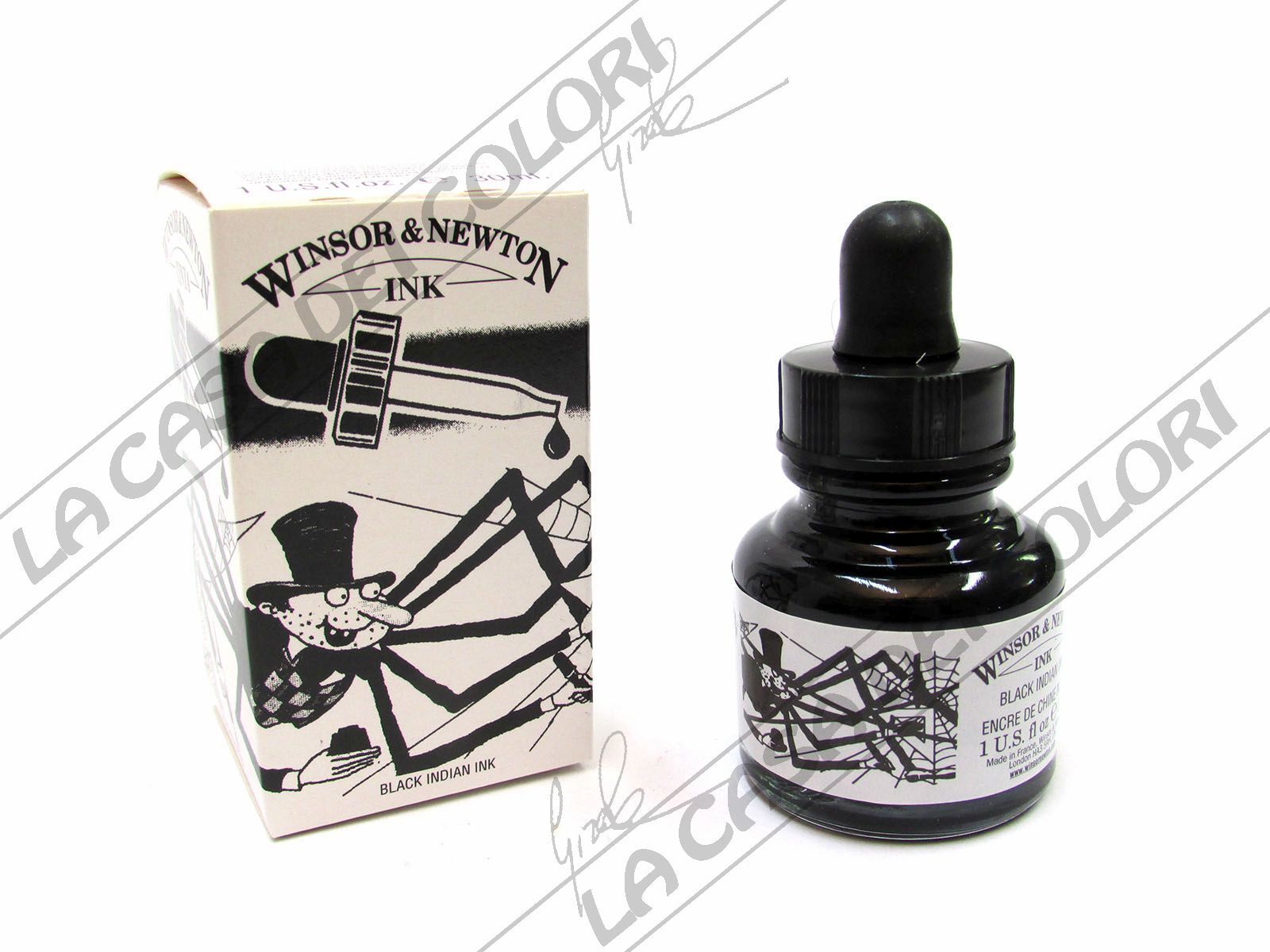 WINSOR & NEWTON - BLACK INDIAN INK - 30 ml