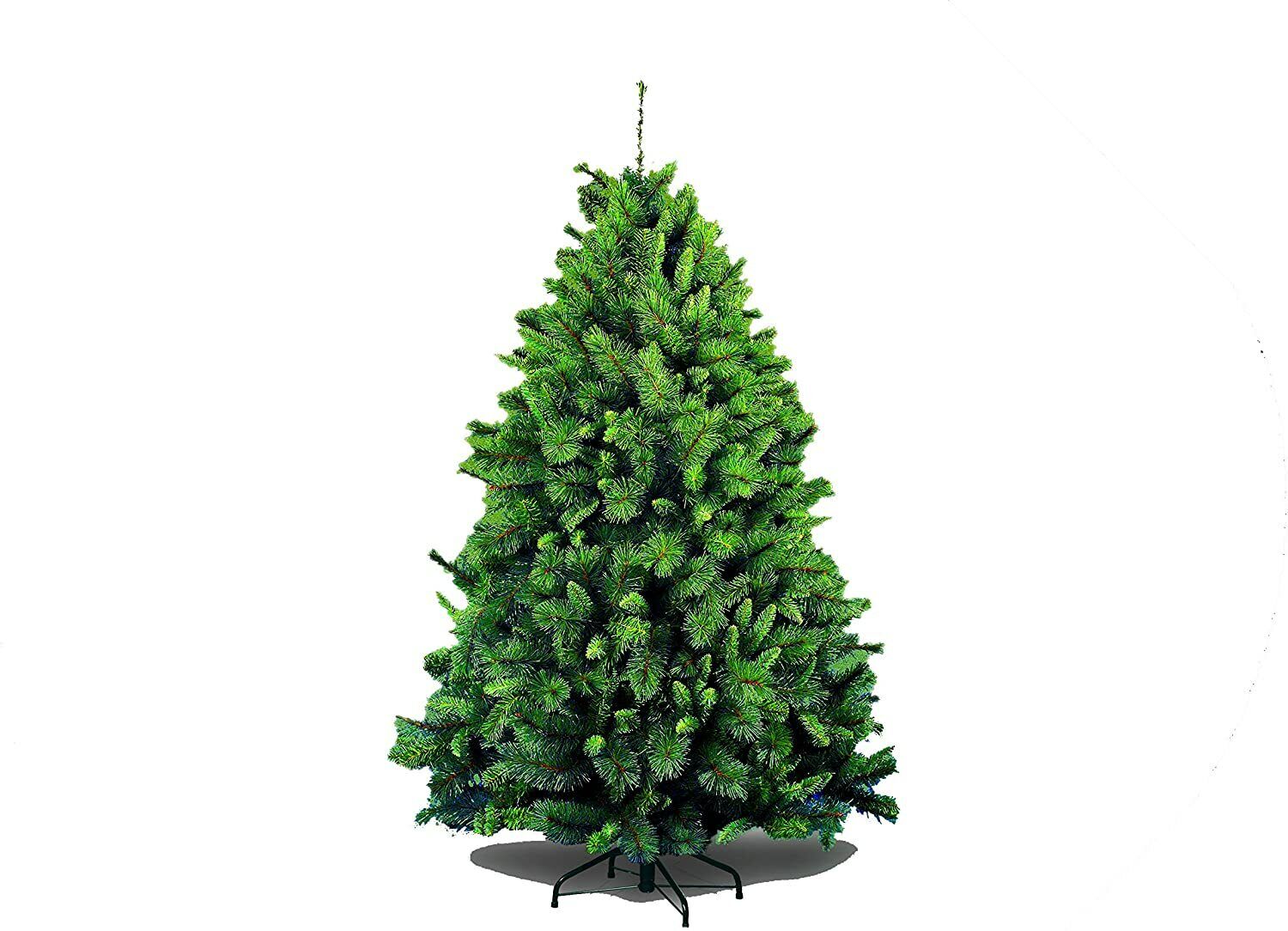 ALBERO DI NATALE GIOCOPLAST 08691 GERMOGLIATO H 210CM 1266 RAMI BASE IN FERRO