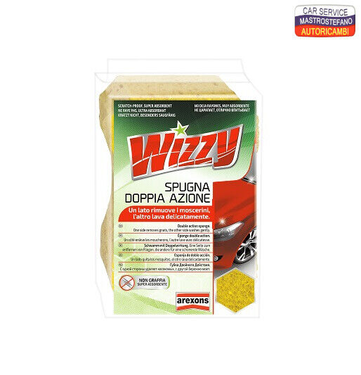 Wizzy spugna doppia azione Pratico lato rimuovi moscerini AREXONS 1602