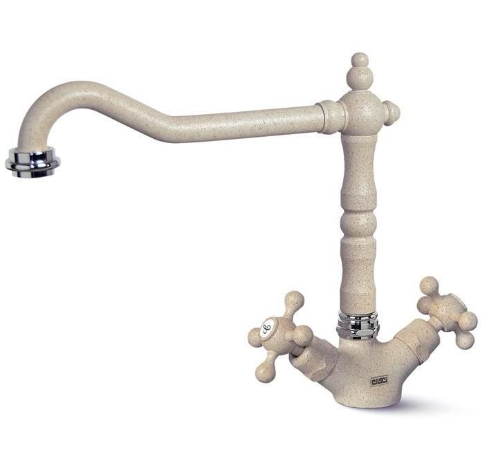 Elleci MGKSEN51 Tago Miscelatore Doppio Comando Con Canna Girevole Avena 51