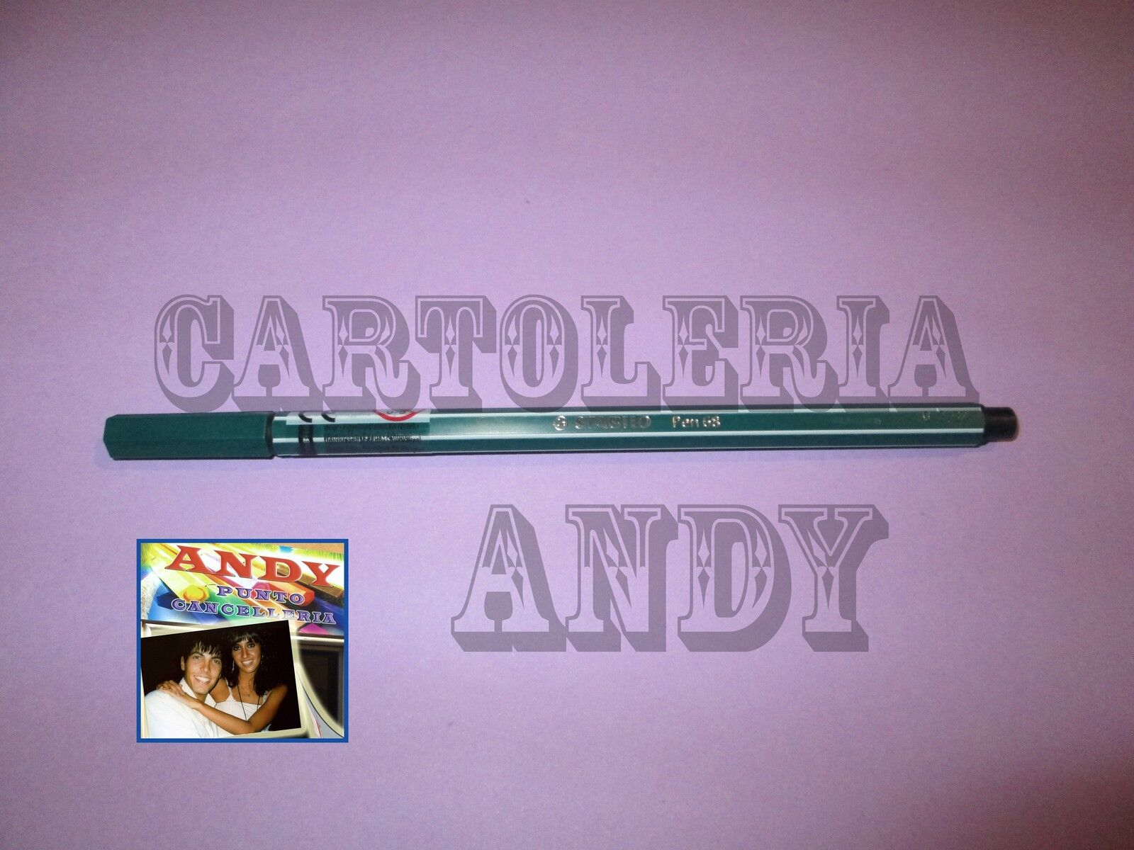 PENNARELLO PEN 68 - STABILO - VERDE TURCHESE - COD. 68/53