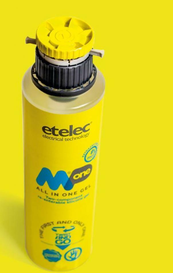 ETELEC GEL SILICONICO BICOMPONENTE PER ISOLAMENTE ELETTRICO E RIEMPIMENTO 900ML
