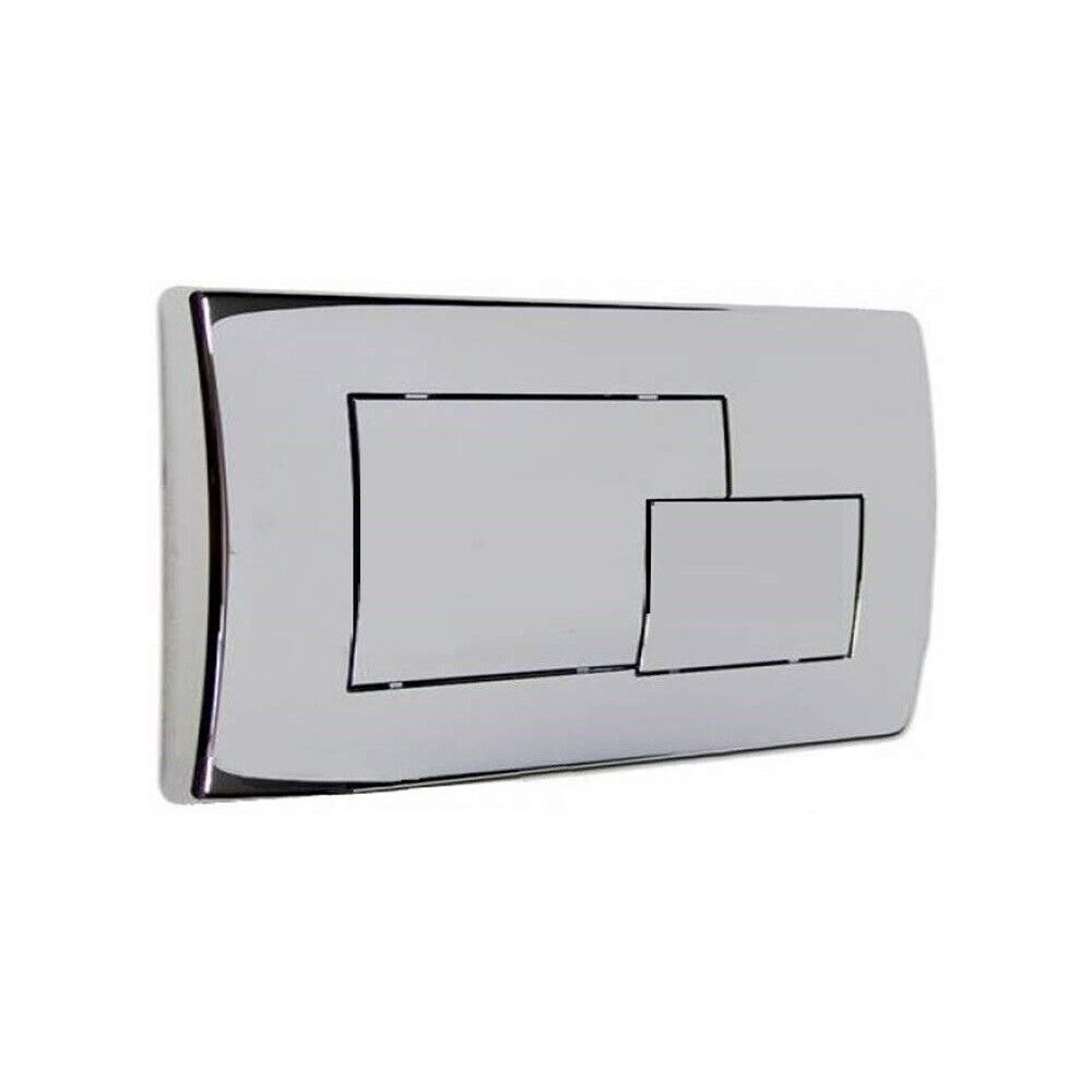 PLACCA CASSETTA INCASSO ECO PUCCI CROMATA VECCHIO MOD. 80005412 SCIACQUONE 5412