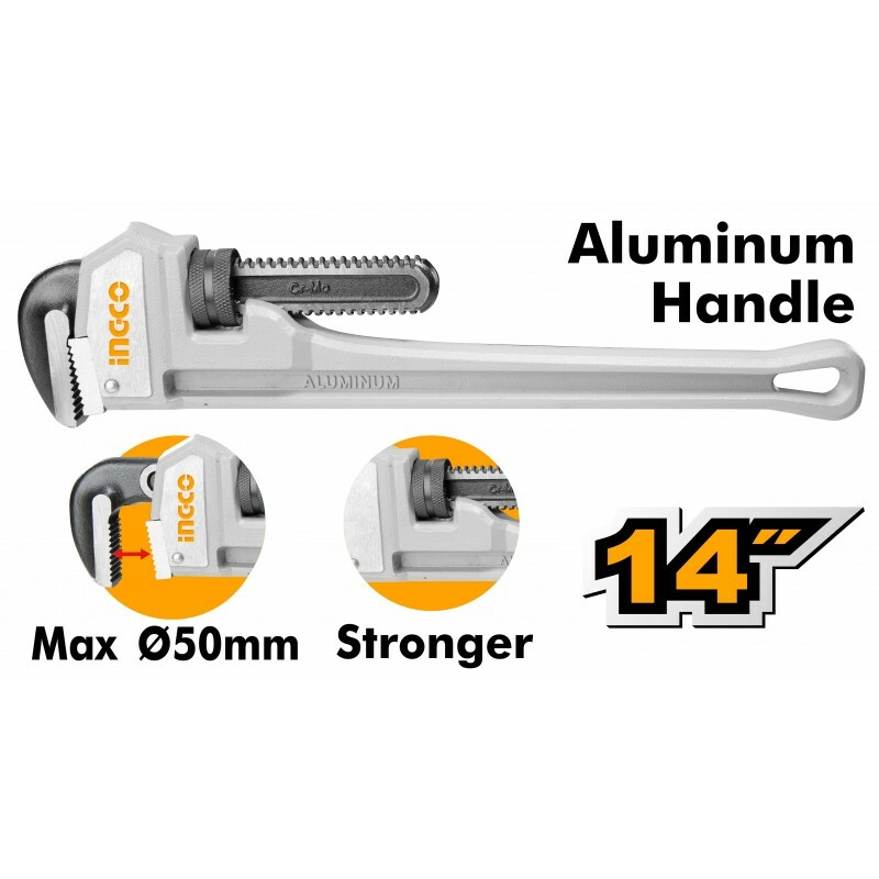 GIRATUBI ALLUMINIO 350MM - 14" - HALPW0114 INGCO