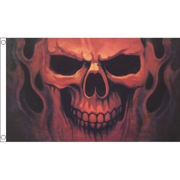 BANDIERA TESCHIO FANTASMA 150x90cm - BANDIERA DEI PIRATI - TESCHIO 90 x 150 cm -