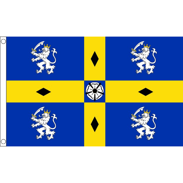 BANDIERA CONTEA DI DURHAM ANTICA 150x90cm - BANDIERA COUNTY OF DURHAM - INGHILTE