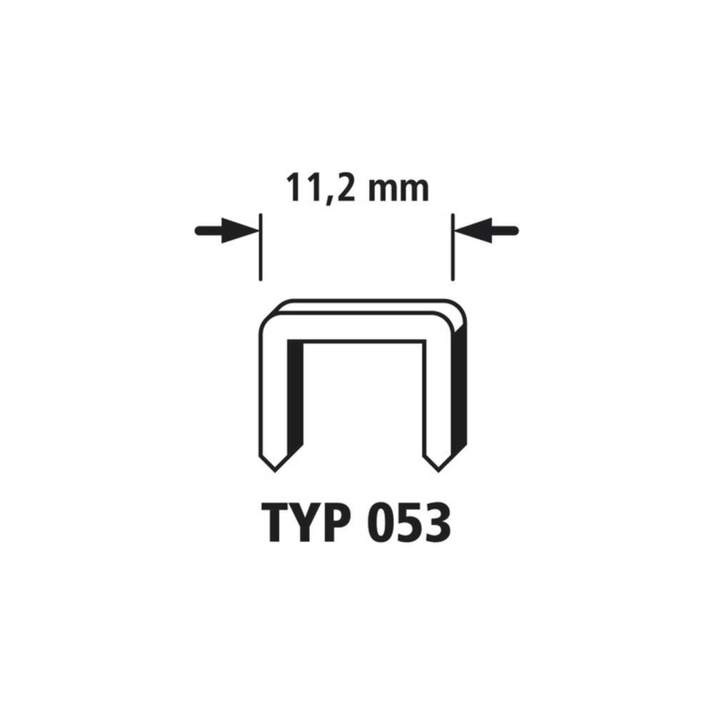 Graffette - 5000 pezzi Wolfcraft 7032100 tipo 053 5000 pz. Wolfcraft 7032100