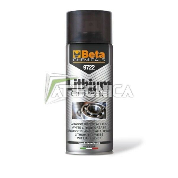 Grasso spray al LITIO bianco x cuscinetti e applicazioni marine Beta 9722 400ml