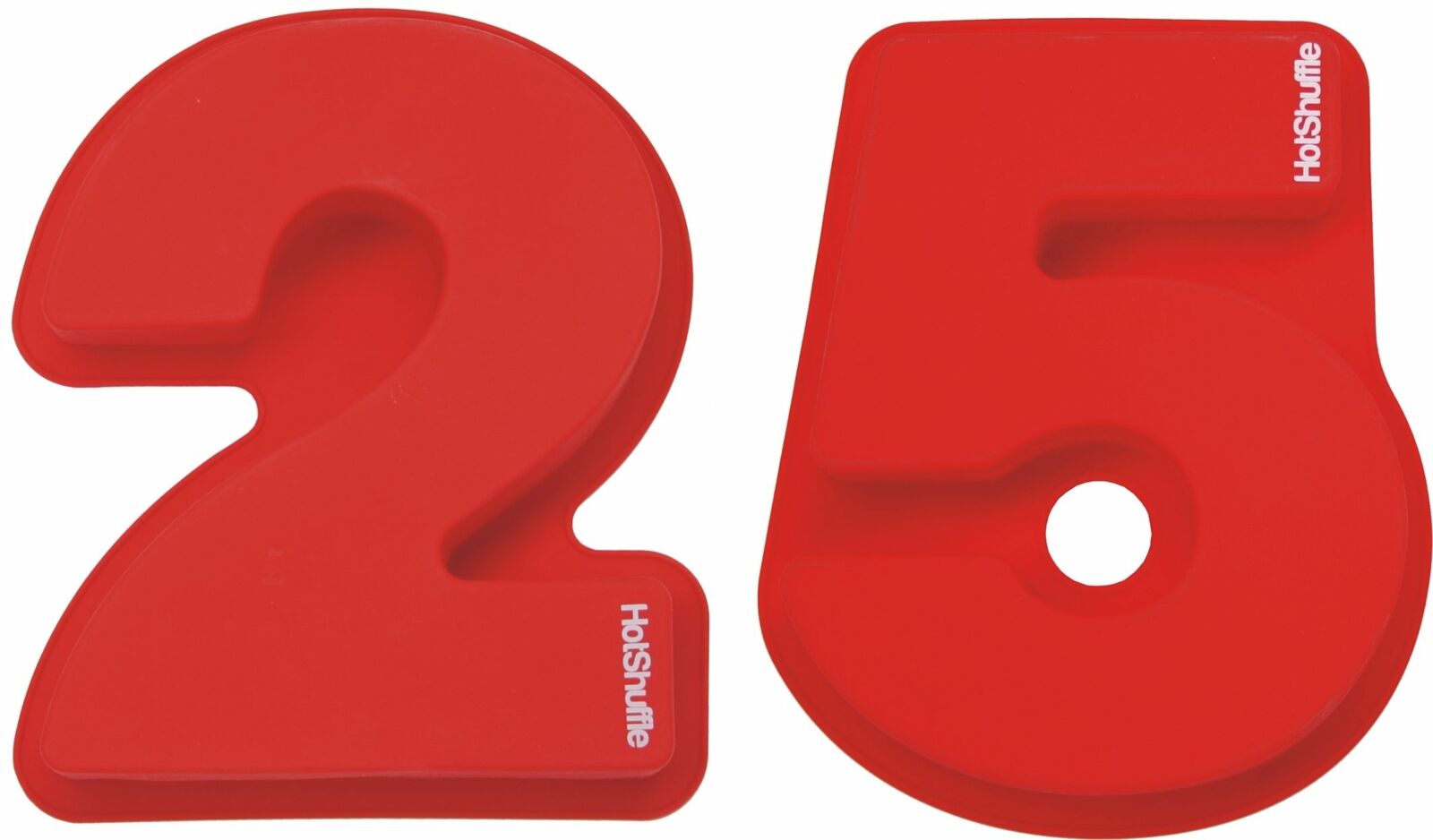 HotShuffle Grande Numero di Silicone 25 Tortiera Stampo venticinquesimo (W6f)