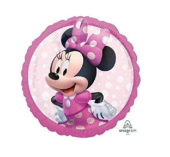 Palloncino tondo mylar shape Minnie 18" 45 cm