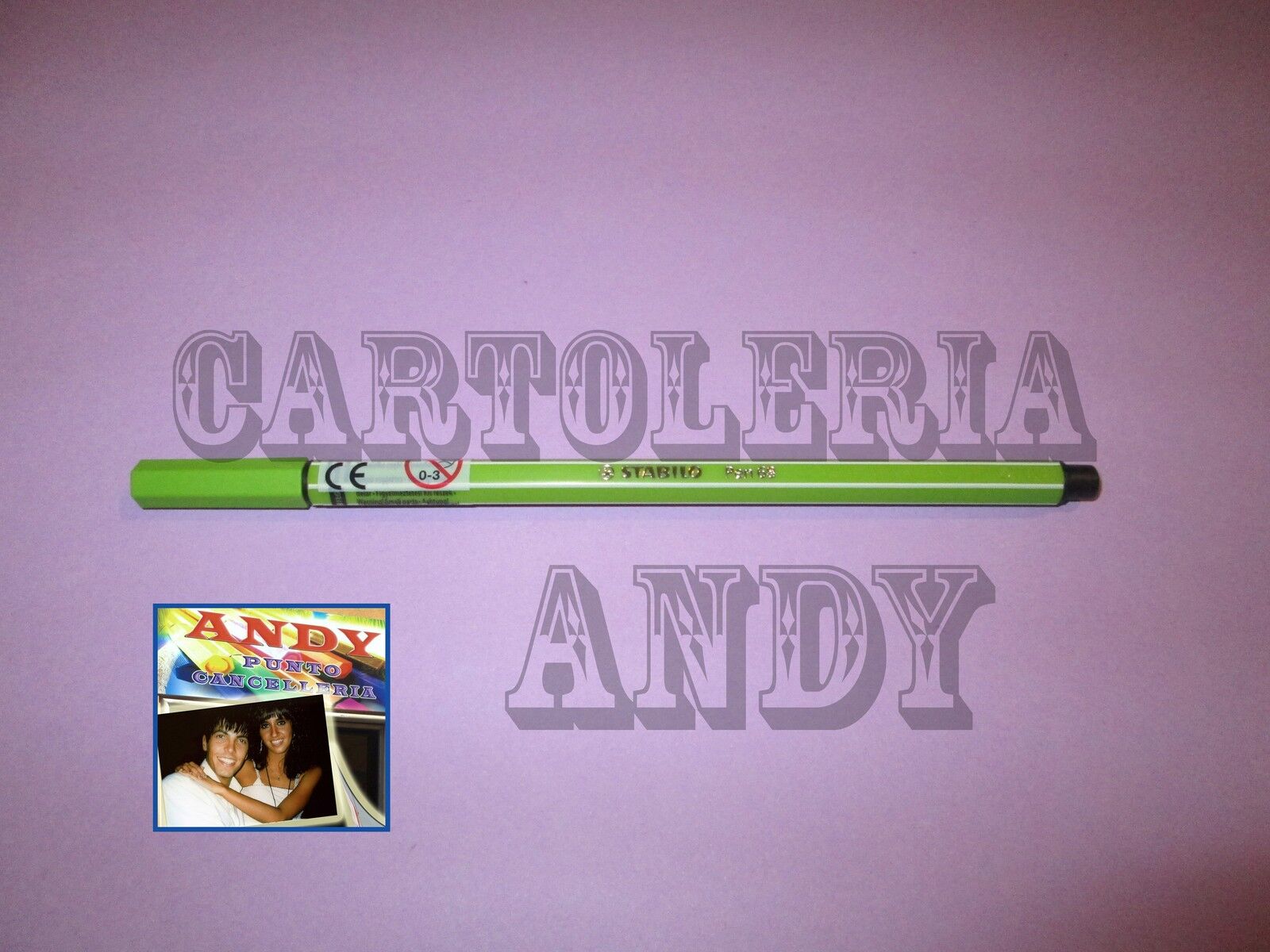 PENNARELLO PEN 68 - STABILO - VERDE CHIARO - COD. 68/33
