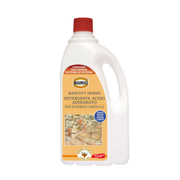 DETERGENTE  acido  - RASCOTT DENSO - 1 LT PER SUPERFICI VERTICALI - MADRAS