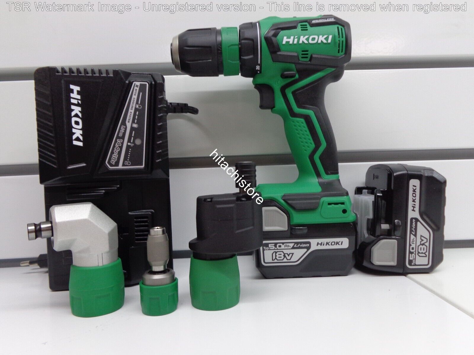 TRAPANO AVVITATORE ROTATIVO DS18DDQ HIKOKI VALIGETTA  2 BATT 18V 5.0Ah BRUSHLESS