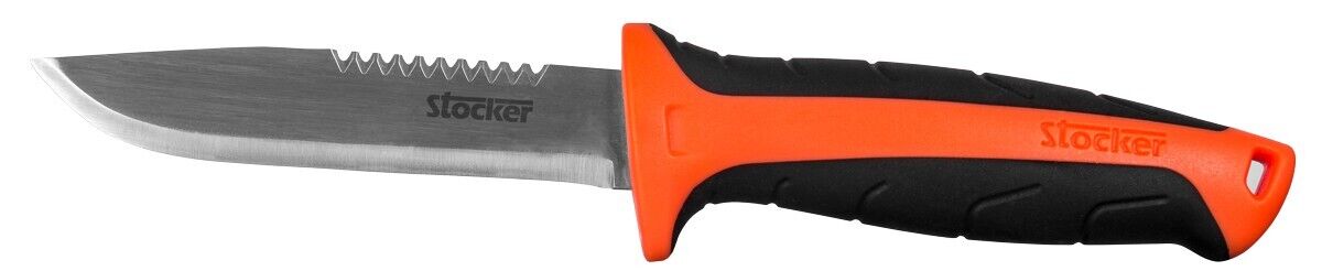 STOCKER Coltello Universale XL con Affilalama Lama in Acciaio Inox 11cm cod. 746