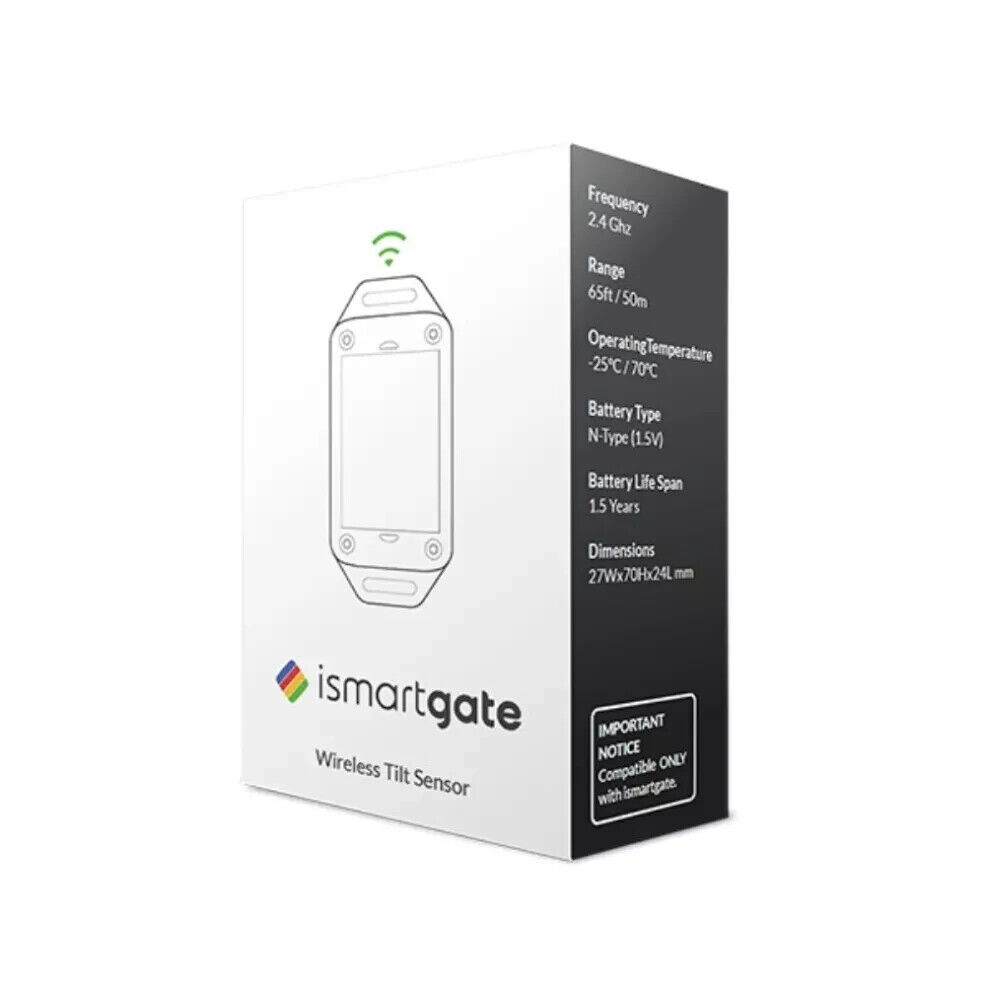 Sensore Wireless per garage/cancelli basculanti  ISMARTGATE WIRELESS TILT SENSOR