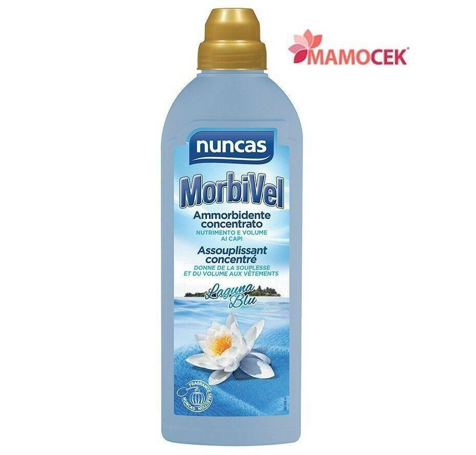 NUNCAS Morbivel laguna blu ammorbidente concentrato rigenera bucato 750ml