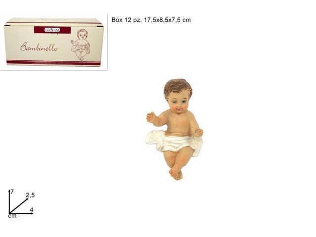 BAMBINELLO PICCOLO 7CM. STATUINE PRESEPE FIGURE PASTORI NATIVITA