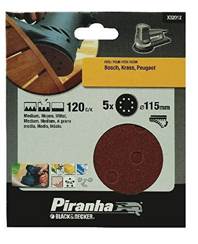 SET 5 DISCHI ABRASIVI MM.115 GRANA120