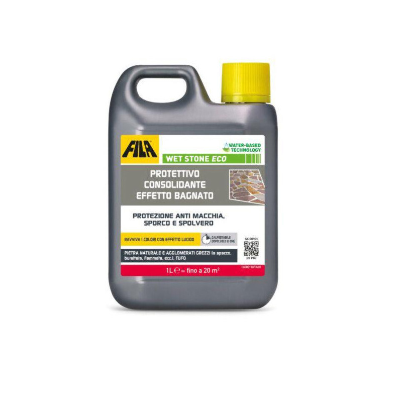 FILA - Wet Stone Eco - Effetto bagnato protettivo per pietre e tufo 1lt