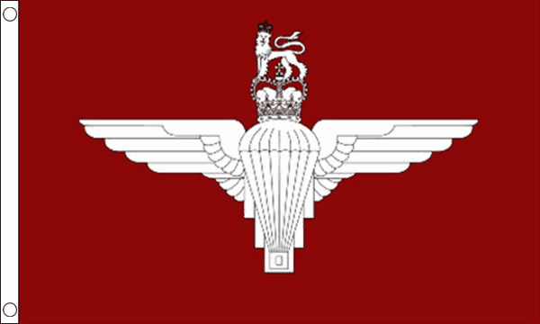 BANDIERA PARACHUTE REGIMENT DEL REGNO UNITO 150x90cm - BANDIERA PR DELLA BRITISH
