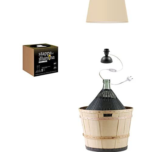 Stappa e illumina Demijohn (Diametro tappo 75mm) | Trasforma damigiane e (s7s)