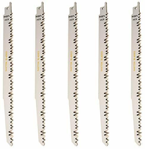 Saxton R1021L - 5 lame per sciabola, 240 mm, adatte a prodotti Bosch, (C7G)