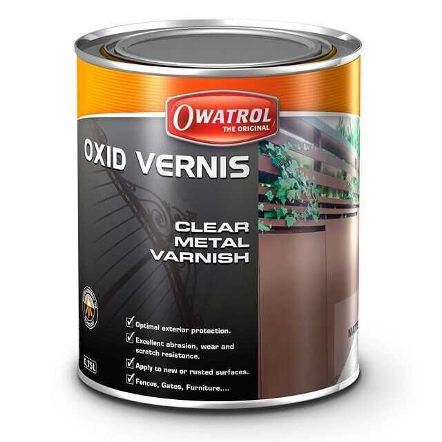 OWATROL Vernice protettiva trasparente OXID VERNIS OPACO 0,75 ML per metalli