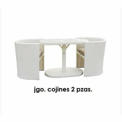 Papillon 8091435 - Cuscini w/marittimo mrf ang 3pz blanc (P1B)