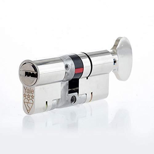 YALE B-YS3-3535NT Cilindro antiscatto a 3 Stelle Euro Thumbturn, Alta (s9H)