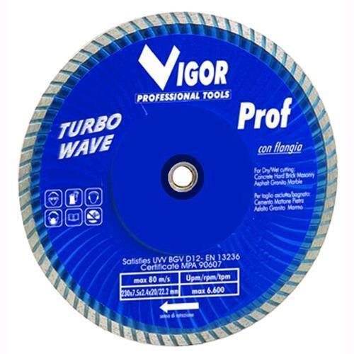 Disco Diamantato Turbo-Wave Prof Blu S/Flangia Dia.Mm.230
