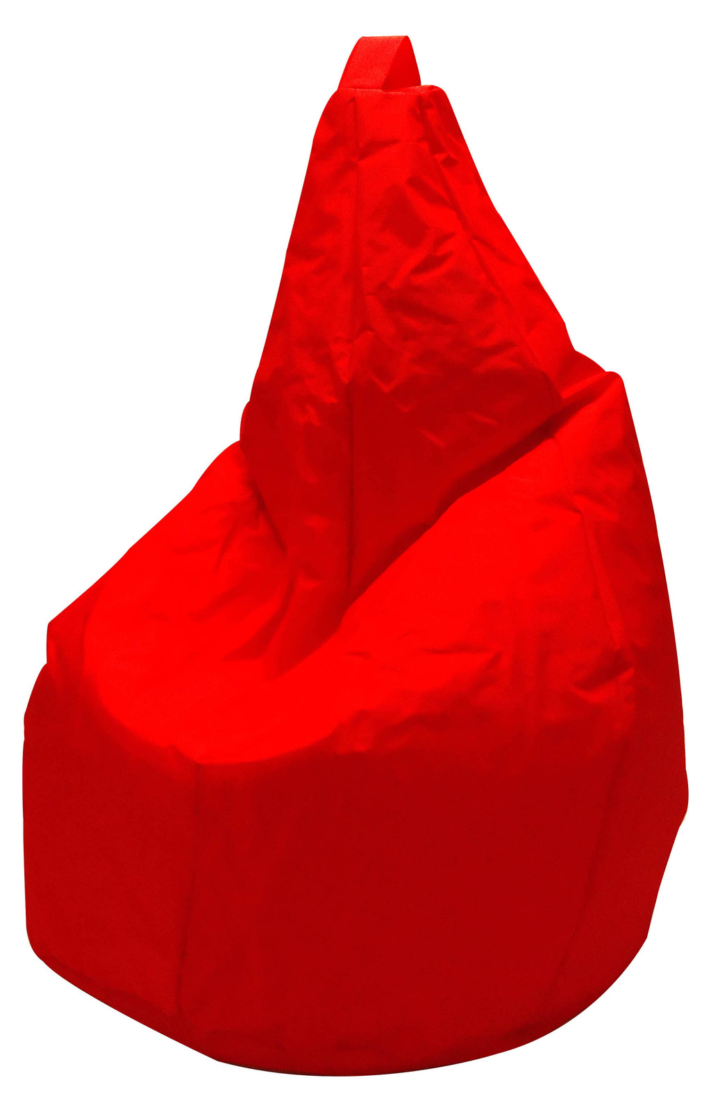 POLTRONA SACCO BEAN BAG POUF PUFF IN NYLON IMBOTTITO - ROSSO - MADE IN ITALY!