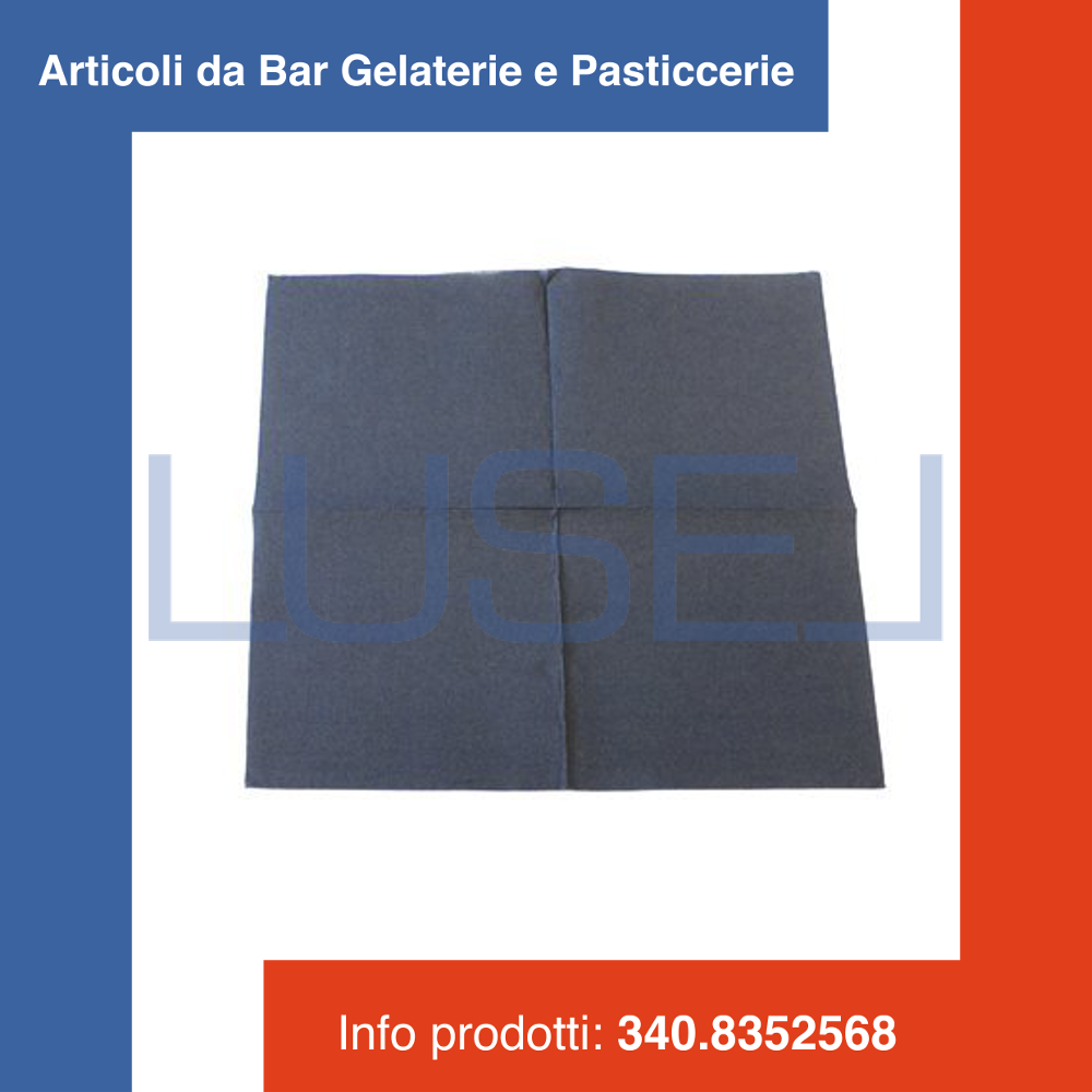 PZ 800 TOVAGLIOLI NERI CM 25 X 25 DOPPIO VELO DI CELLULOSA SIMILE AL TESSUTO