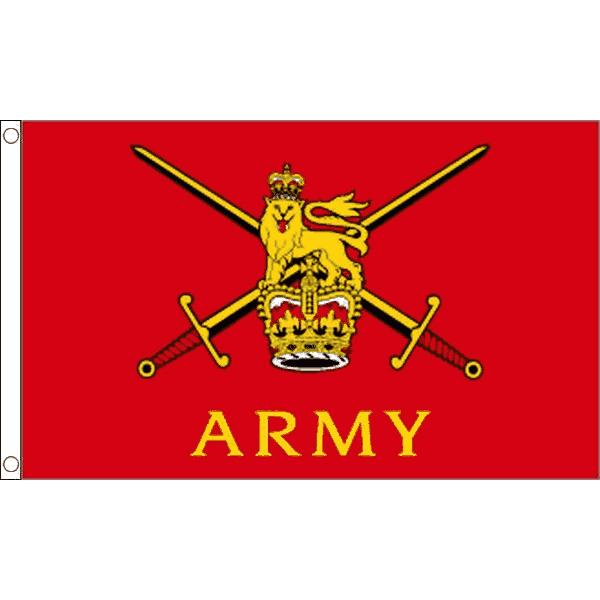 BANDIERA BRITISH ARMY 90x60cm - BANDIERA FORZE ARMATE DI INGHILTERRA E SCOZIA 60