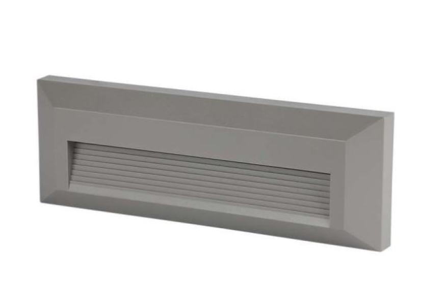 Segnapasso led V-tac 3W 3000K IP65 grigio VT-1162-G-N - 211331