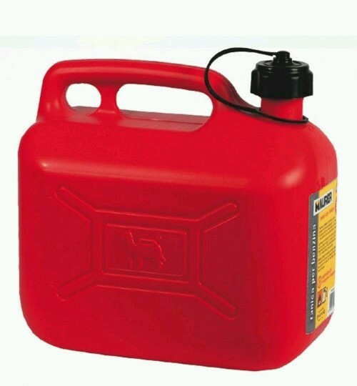 Tanica in plastica per carburante lt 20