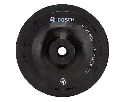 BOSCH - PIASTRA DI LEVIGATURA PER TRAPANI - 125MM - SISTEMA DI SERRAGGIO C/VE...