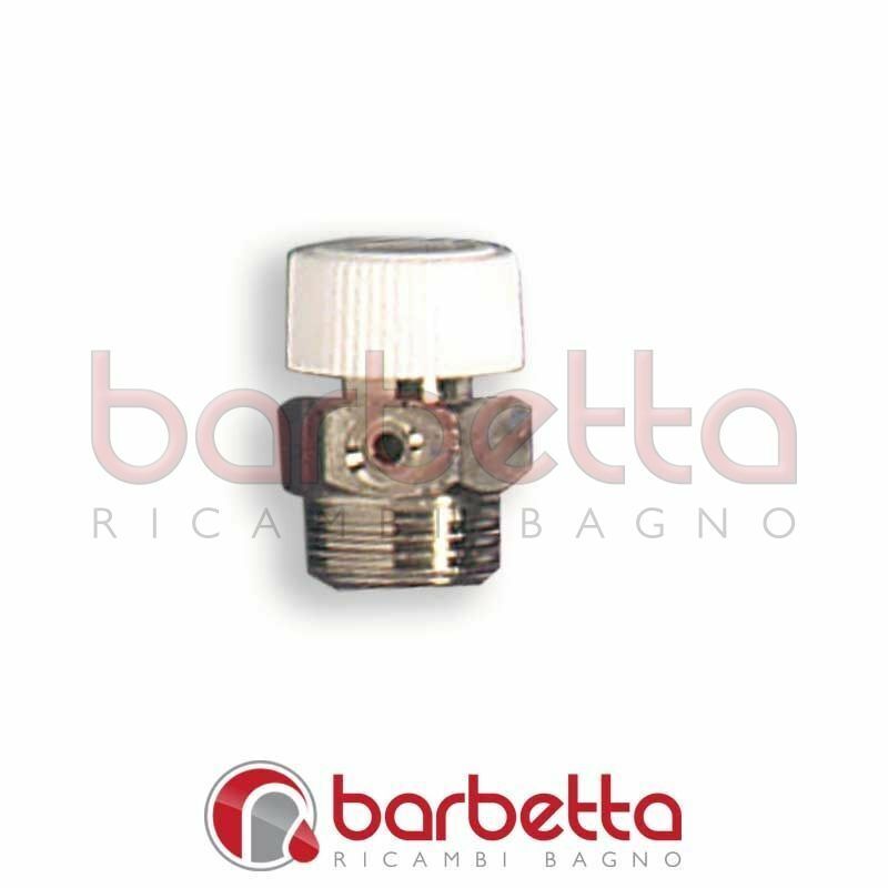 VALVOLINE OTTONE NICHELTO CON VOLANTINO PLASTICA 1/8" 646800ON1/8