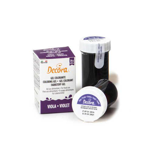DECORA COLORANTE ALIMENTARE in GEL VIOLA 28gr 9600816