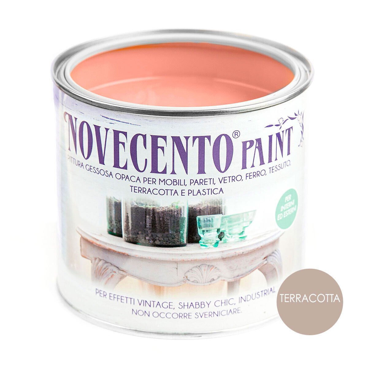 Novecento Paint Tinta Pastello 500ml Terracotta