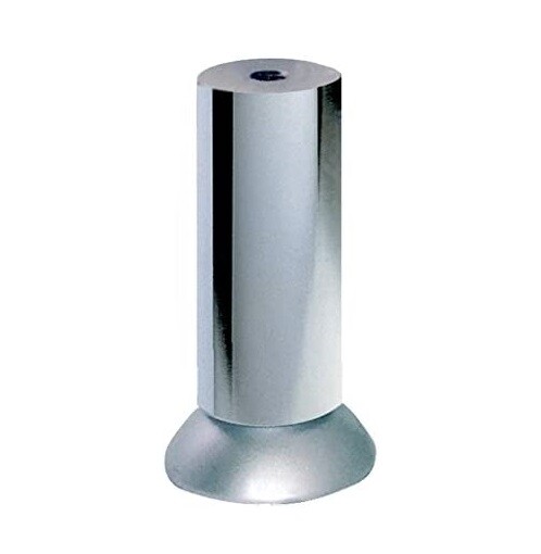 MOBILA- PIEDINO REGOLABILE IN PLASTICA D35 H120MM CROMATO