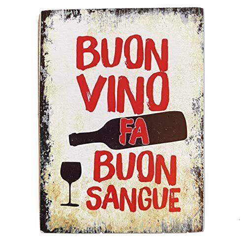 Kustom Art Calamita (magnete) Serie Drink Buon Vino Fa Buon Sangue (n6l)