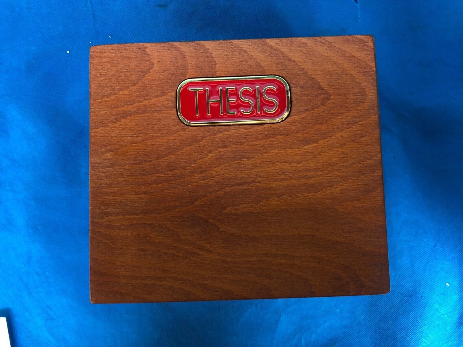 Audison THESIS scatola in legno 2 scompartimenti portaoggetti universale imbott.
