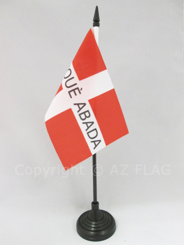 BANDIERA DA TAVOLO SAVOIA INDIPENDENTISTA 15x10cm - PICCOLA BANDIERINA SAVOIA LI
