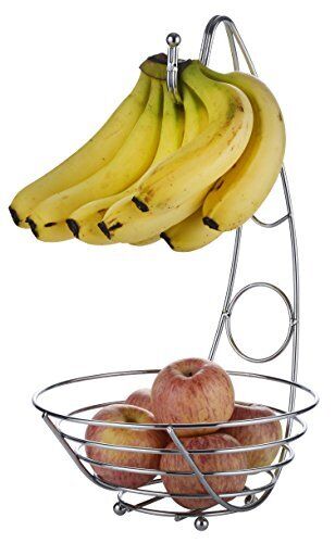 Exzact Carrelli portafrutta/Cesto di frutta alto e cablato da 43 cm con (x0G)