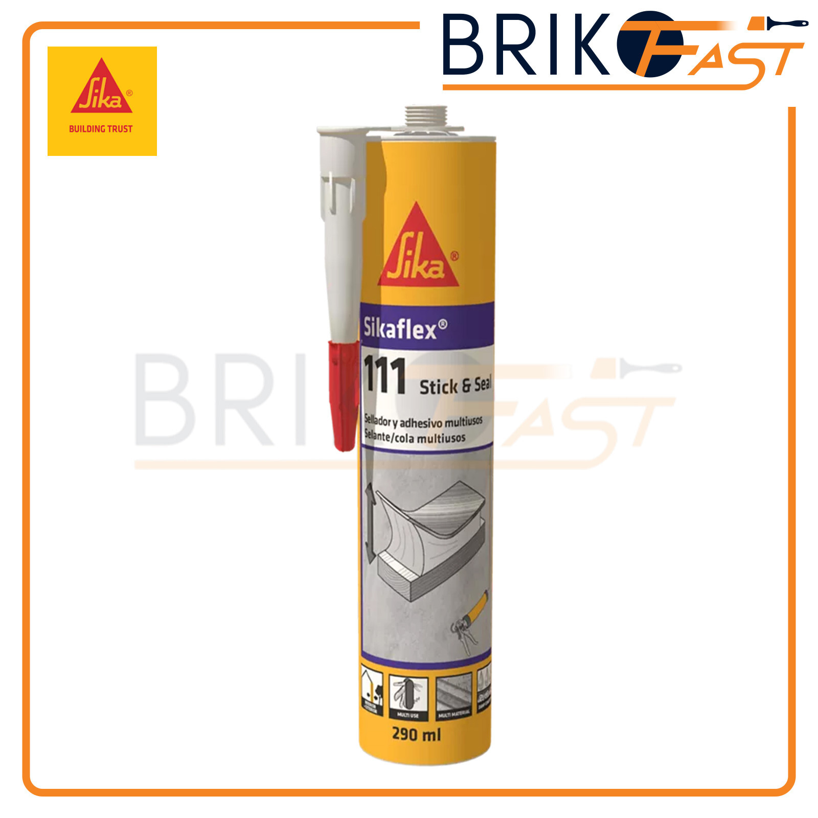 Sikaflex Stick and Seal 111 silicone sika Sigillante e adesivo silanico multiuso